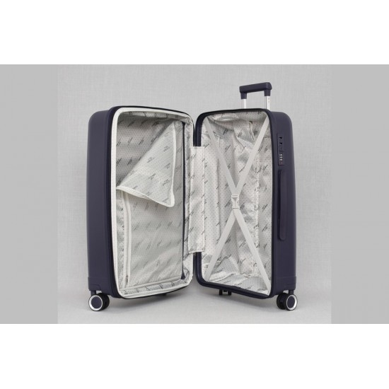 Комплект 2 броя куфари - Полипропилен в тъмносив цвят | Alba.bg Комплект 2 броя куфари - Полипропилен в тъмносив цвят | Alba.bg