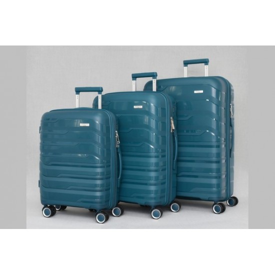 Пътнически куфари 3 броя комплект различни цветове 232P  | Alba.bg