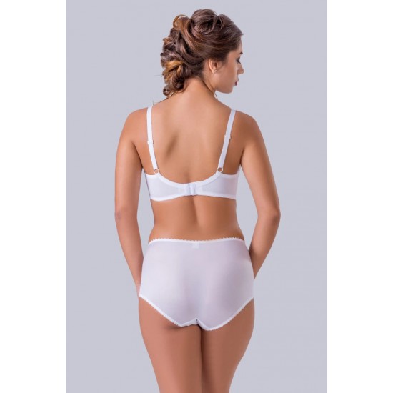 Елегантен сутиен в бял цвят за среден и голям бюст JB003 | Alba.bg Елегантен сутиен в бял цвят за среден и голям бюст JB003 | Alba.bg