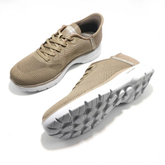 Мъжки мрежести маратонки в цвят каки VT333  | Alba.bg