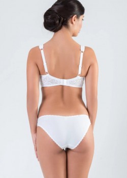 Елегантен Soft сутиен с меки чашки без банели в бял цвят SS002 Елегантен Soft сутиен с меки чашки без банели в бял цвят SS002