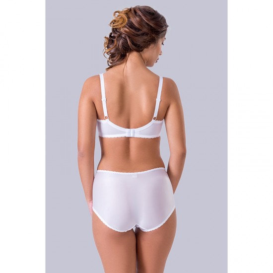 Бял дантелен сутиен с меки чашки SA33 | Alba.bg Бял дантелен сутиен с меки чашки SA33 | Alba.bg