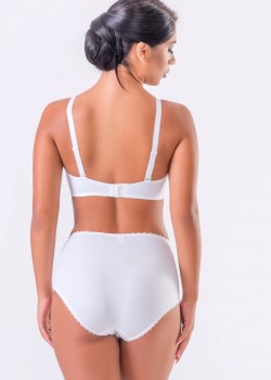 Елегантен повдигащ сутиен с дантела в бял цвят PP008 Елегантен повдигащ сутиен с дантела в бял цвят PP008