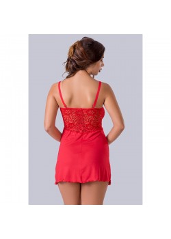 Дамска дантелена нощница в червен цвят IT44 Дамска дантелена нощница в червен цвят IT44