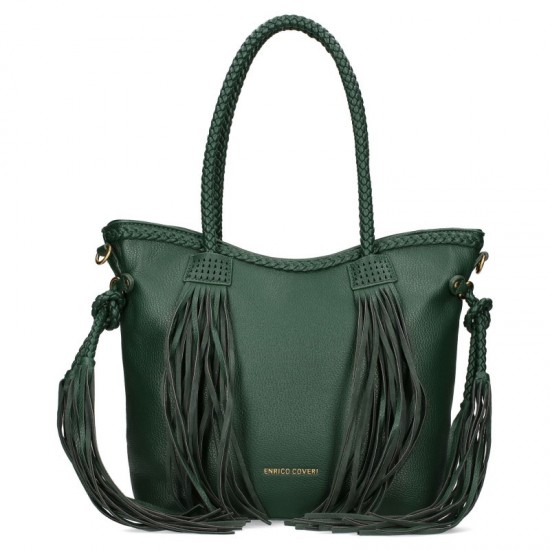 Дамска чанта ENRICO COVERI в маслено зелен цвят WB001 | Alba.bg Дамска чанта ENRICO COVERI в маслено зелен цвят WB001 | Alba.bg