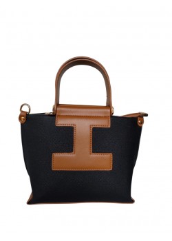 Дамска чантичка Gallantry Paris в черен и кафяв цвят WB011