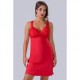 Дамска дантелена нощница в червен цвят КК32 | Alba.bg Дамска дантелена нощница в червен цвят КК32 | Alba.bg