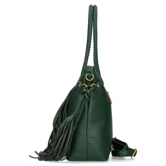 Дамска чанта ENRICO COVERI в маслено зелен цвят WB001 | Alba.bg Дамска чанта ENRICO COVERI в маслено зелен цвят WB001 | Alba.bg