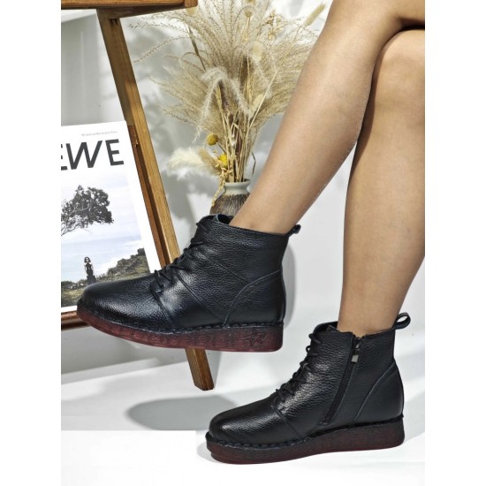 Дамски боти естествена кожа KL88  | Alba.bg