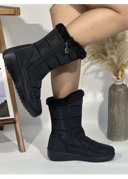 Дамски апрески в черен цвят LK002