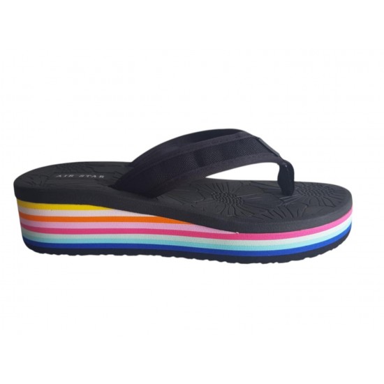 Дамски чехли на платформа F-331  | Alba.bg