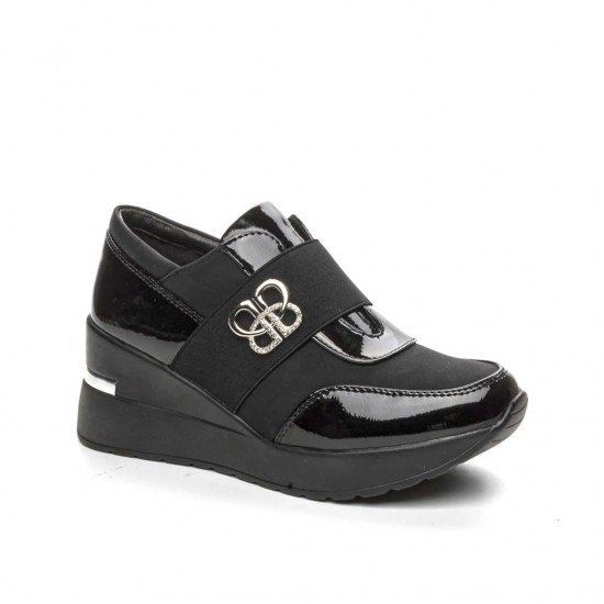 Дамски спортни обувки в черен цвят GG7  | Alba.bg