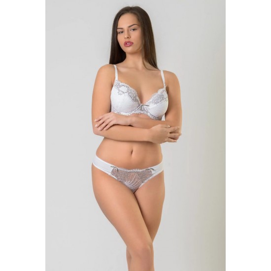 Дантелен Push up сутиен в бял цвят PP023 | Alba.bg Дантелен Push up сутиен в бял цвят PP023 | Alba.bg