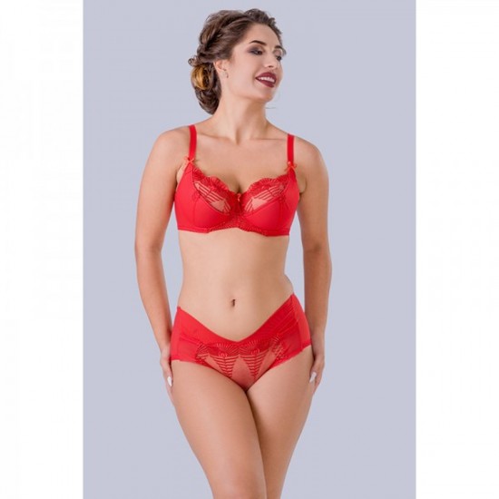 Дантелен сутиен в червен цвят AB322 | Alba.bg Дантелен сутиен в червен цвят AB322 | Alba.bg