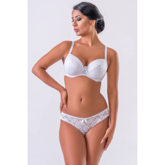 Елегантен дантелен сутиен за среден и голям бюст в бял цвят PB004 | Alba.bg Елегантен дантелен сутиен за среден и голям бюст в бял цвят PB004 | Alba.bg