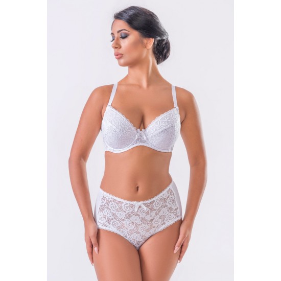 Елегантен повдигащ сутиен с дантела в бял цвят PP008 | Alba.bg Елегантен повдигащ сутиен с дантела в бял цвят PP008 | Alba.bg