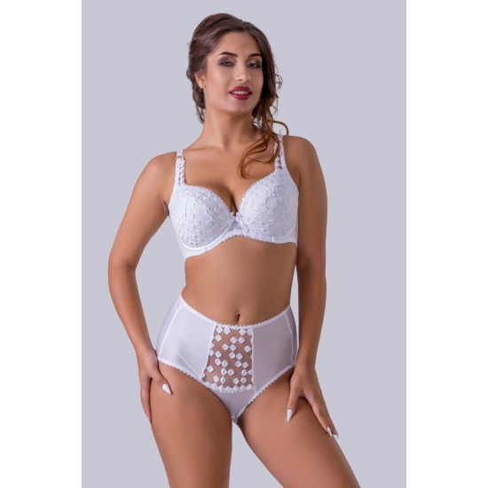 Елегантен сутиен в бял цвят за среден и голям бюст JB003 | Alba.bg Елегантен сутиен в бял цвят за среден и голям бюст JB003 | Alba.bg