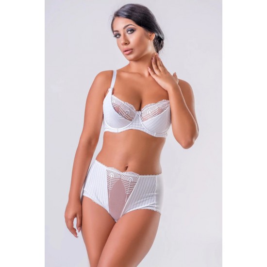 Елегантен сутиен в бял цвят за среден и голям бюст SB001 | Alba.bg Елегантен сутиен в бял цвят за среден и голям бюст SB001 | Alba.bg