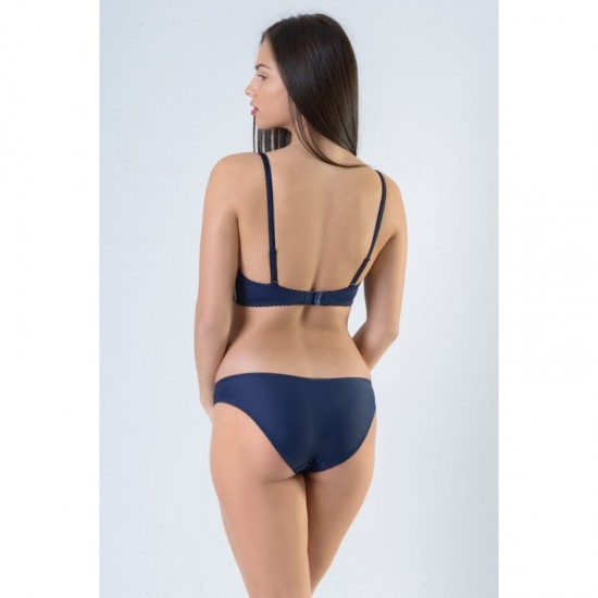 Елегантен сутиен с дантела в син цвят BP44 | Alba.bg Елегантен сутиен с дантела в син цвят BP44 | Alba.bg