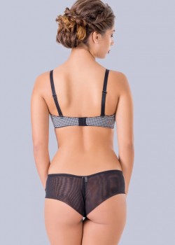 Елегантен Soft сутиен с дантелва в бяло и черно ZS00 Елегантен Soft сутиен с дантелва в бяло и черно ZS00