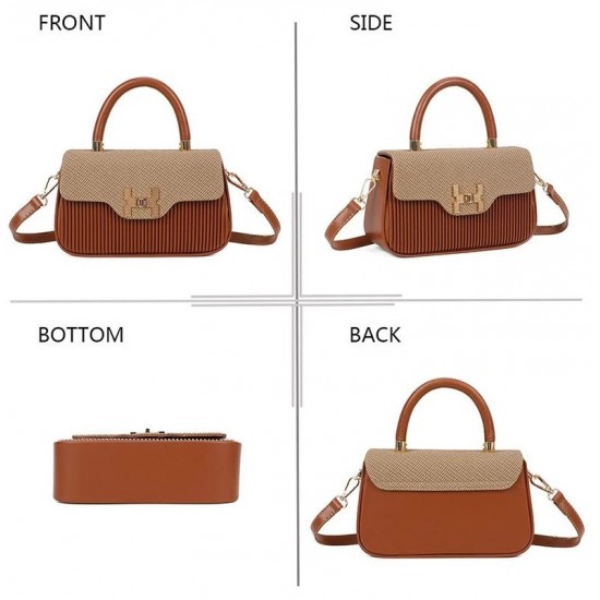 Дамска чантичка Gallantry Paris в кафяв цвят WB008  | Alba.bg