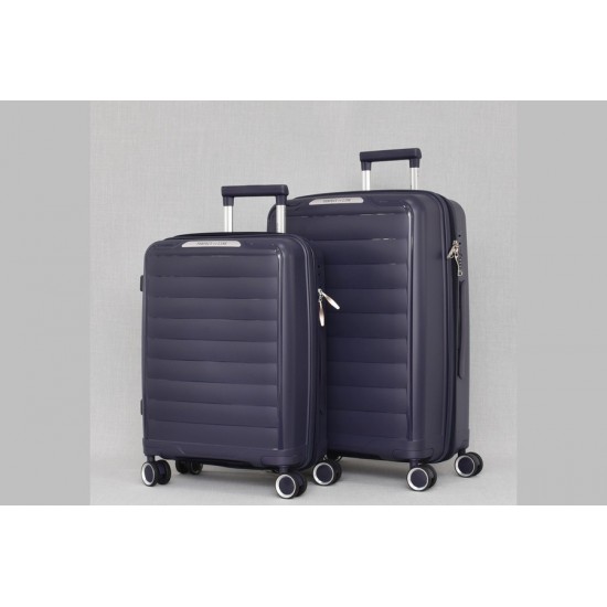 Комплект 2 броя куфари - Полипропилен в тъмносив цвят | Alba.bg Комплект 2 броя куфари - Полипропилен в тъмносив цвят | Alba.bg