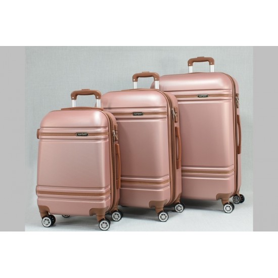 Комплект от 3 куфара. Цвят: розов | Alba.bg Комплект от 3 куфара. Цвят: розов | Alba.bg