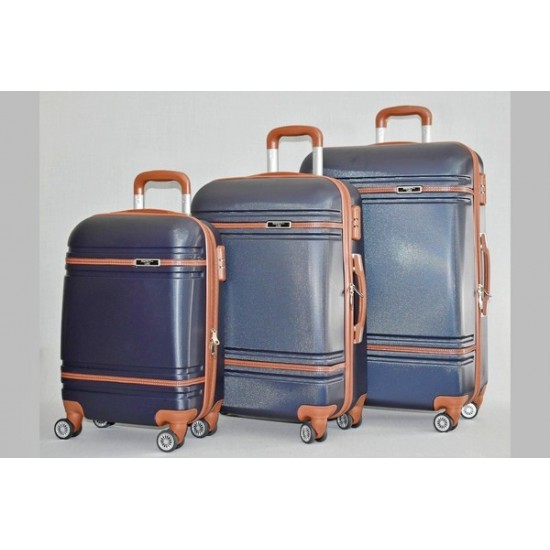 Комплект от 3 куфара. Цвят: тъмносин | Alba.bg Комплект от 3 куфара. Цвят: тъмносин | Alba.bg