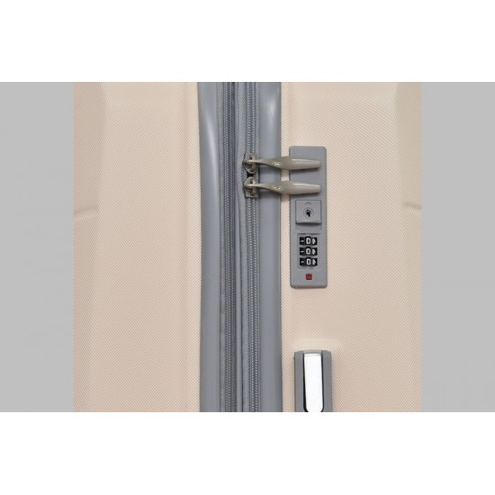 Комплект 3 куфара и чанта за ръчен багаж бежов цвят LP223 | Alba.bg Комплект 3 куфара и чанта за ръчен багаж бежов цвят LP223 | Alba.bg