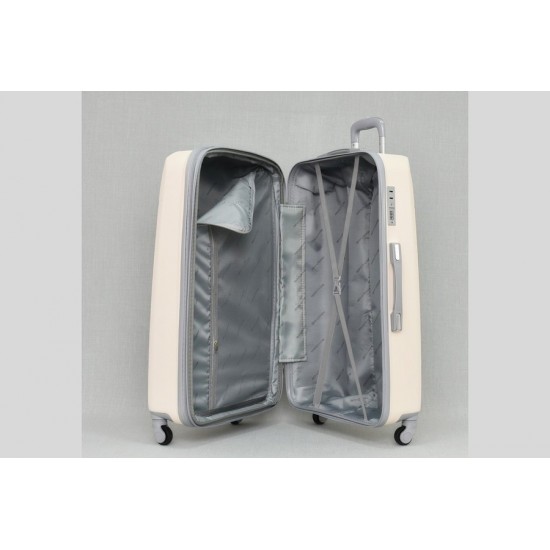 Комплект 3 куфара и чанта за ръчен багаж бежов цвят LP223 | Alba.bg Комплект 3 куфара и чанта за ръчен багаж бежов цвят LP223 | Alba.bg