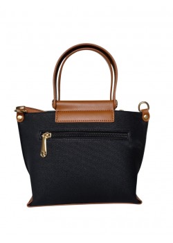 Дамска чантичка Gallantry Paris в черен и кафяв цвят WB011 Дамска чантичка Gallantry Paris в черен и кафяв цвят WB011