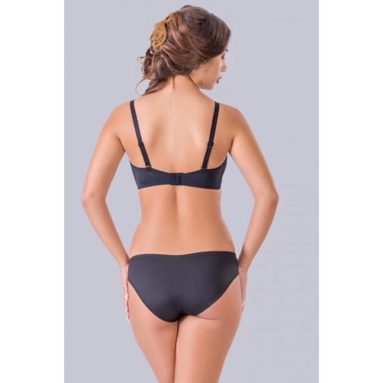 Дантелен Push up сутиен в черно/кафяво TP008 | Alba.bg Дантелен Push up сутиен в черно/кафяво TP008 | Alba.bg