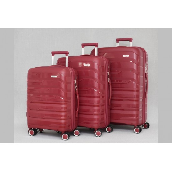 Пътнически куфари 3 броя комплект различни цветове 232P  | Alba.bg