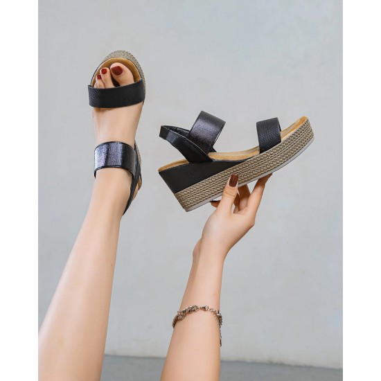 Дамски сандали на платформа CR24  | Alba.bg