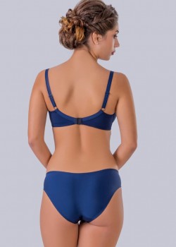 Soft сутиен с меки чашки в син и оранжев цвят за среден и голям бюст SS008 Soft сутиен с меки чашки в син и оранжев цвят за среден и голям бюст SS008