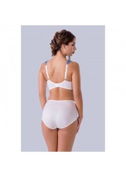 Sof сутиен без банели в сметана и синьо с дантела AP240 Sof сутиен без банели в сметана и синьо с дантела AP240