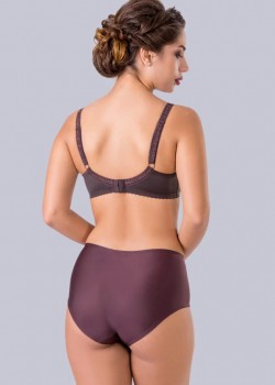 Дантелен Soft сутиен в кафяв цвят с меки чашки SS004 Дантелен Soft сутиен в кафяв цвят с меки чашки SS004