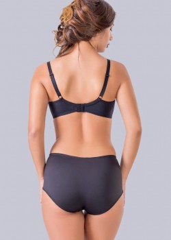 Дантелен сутиен за среден и голям бюст в черно/кафяво TB001 Дантелен сутиен за среден и голям бюст в черно/кафяво TB001