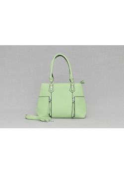 Дамска чанта от еко кожа с две отделения - различни цветове