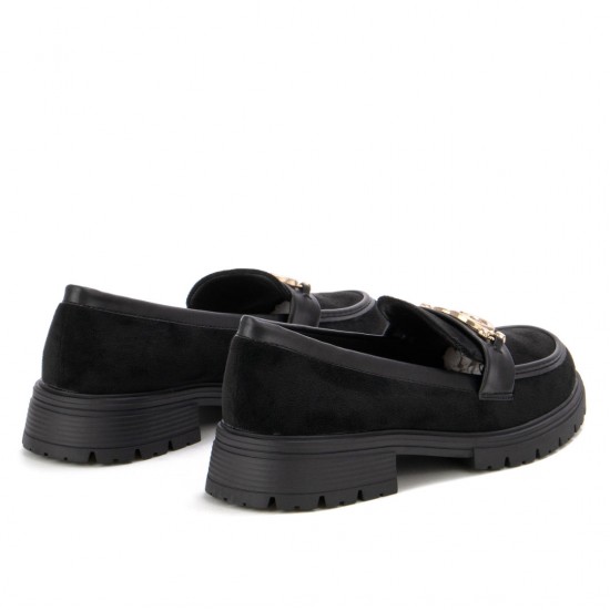 Ежедневни дамски обувки в черен цвят V346  | Alba.bg