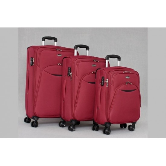 Комплект 3 куфара в различни цветове 33012  | Alba.bg