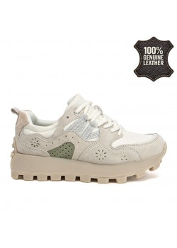 Дамски маратонки от естествена кожа GL022