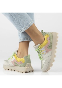 Дамски маратонки от естествена кожа GL002