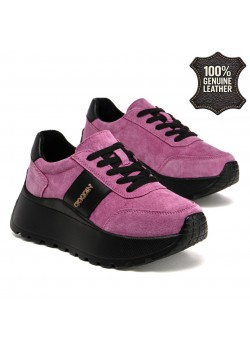 Дамски маратонки от естествена кожа GL004