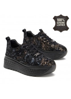 Дамски маратонки от естествена кожа GL304