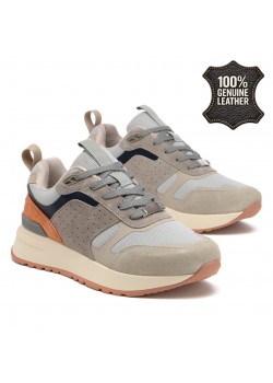 Дамски маратонки от естествена кожа GL721