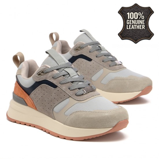 Дамски маратонки от естествена кожа GL721  | Alba.bg