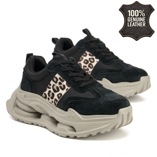 Дамски маратонки от естествена кожа GL727  | Alba.bg