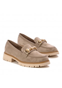 Ежедневни дамски обувки в тъмно бежов цвят V348