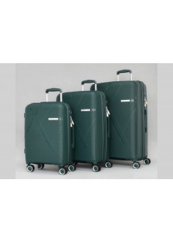 Комплект 3 броя куфари - Полипропилен 9914 цвят петрол
